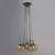 Lampara Colgante Luca 7L E27 Vidrio