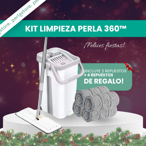 KIT LIMPIEZA PERLA 360™ + 4 REPUESTOS DE REGALO - comprar online