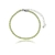 PULSEIRA RIVIERA ZIRCÔNIAS VERDE PERIDOTO 3MM