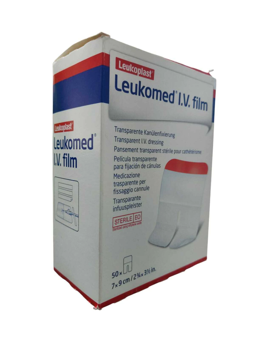 LEUKOMED I.V. FILM 7X9CM C/50PIEZAS