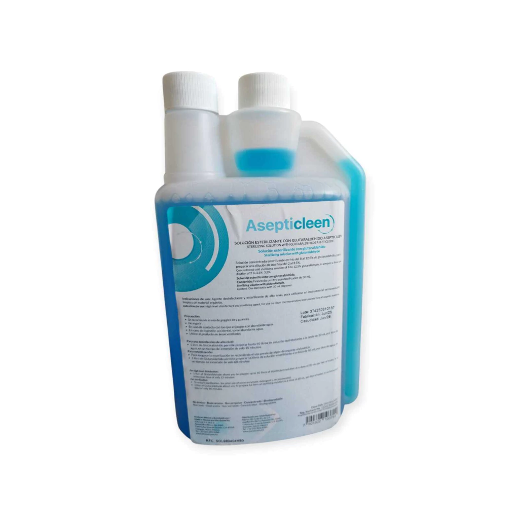 ASEPTICLEEN SOLUCION ESTERILIZANTE 1 LITRO