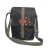 Mochila Matera Clásica Negra Bordada - Flores de Campo