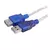 Cabo Extensor USB Cristal USB A Macho + USB A Fêmea 2.0 Cristal 1.8M