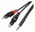 Cabo Santo Angelo Áudio AC7 P2 Estéreo x 2 RCA Macho 2M