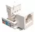 Conector Fêmea RJ11 Keystone CAT3 6X4 CJ 10