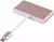 Cabo Adaptador USB C Macho X 1 USB C Fêmea X 1 USB 3.0 Fêmea x 2 USB 2.0 Fêmea - loja online