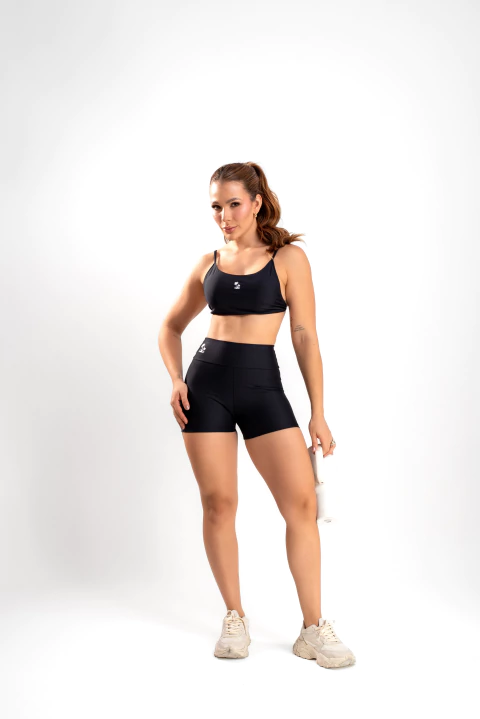 SHORT BÁSICO PRETO - comprar online