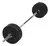 Kit Barra Pesas Maciza 1.50 Mts Cromada Rosca + 20 Kg Discos