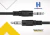 Imagen de Cable Auxiliar Audio Auriculares Mini Plug 3.5 Mm 1,8 Metros Negro Handa