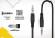 Cable Auxiliar Audio Auriculares Mini Plug 3.5 Mm 1,8 Metros Negro Handa en internet