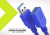 Alargue Usb 3.0 Cable Extensor Prolongador 3 Metros H Speed Azul - comprar online
