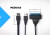 Imagen de Cable Sata Usb 3.0 Adaptador Discos 2.5 Doble Fuente Energia Negro