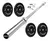 Kit Barra Olimpica 2.2 Mts 20kg + Discos Bumper 40kg Premium - Smartclick Energy Fit