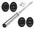 Kit Barra Olimpica 2.2 Mts 20kg + Discos Bumper 40kg Premium - comprar online