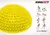 Mini Bosu Kinesiologia Equilibrio Semi Esfera Base C/ Stick - comprar online