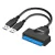 Cable Sata Usb 3.0 Adaptador Discos 2.5 Doble Fuente Energia Negro