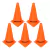 Imagen de Conos Futbol Entrenamiento Fluor Alto 38cm Pack X5 Unidades