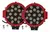 Faro redondo 17Led 51w rojo/negro - tienda online