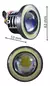 Faro 3 Pulgadas Ojo de Angel Rojo con Lupa 12v - comprar online