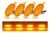 Kit led ambar parrilla para 4x4 adaptable