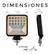 Imagen de Faro 42 Leds 126w Blanco Spot+ Flood Y Baliza Ambar 12-24v