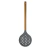Escumadeira Silicone Cabo Madeira Acácia 30cm Yazi