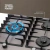 Cooktop a Gás Fischer 5 Bocas Tripla Chama Platinium Prime Inox