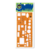 PLANTILLA MUEBLES 2 ESCALA 1:50 ART 5810 PIZZINI NARANJA