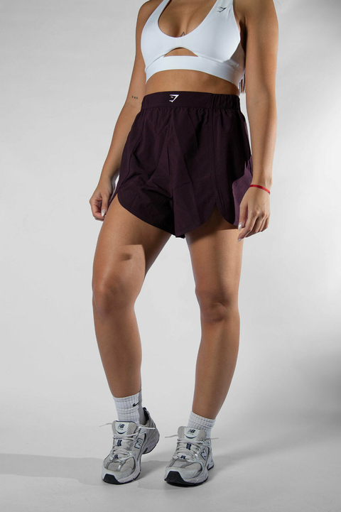 Scallop Hem Shaped Shorts