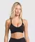 Ruched Strappy Sports Bra Light Support - comprar online