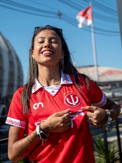 Camisa Vermelha Retrô RÁDIO INFERNO - FEMININA na internet