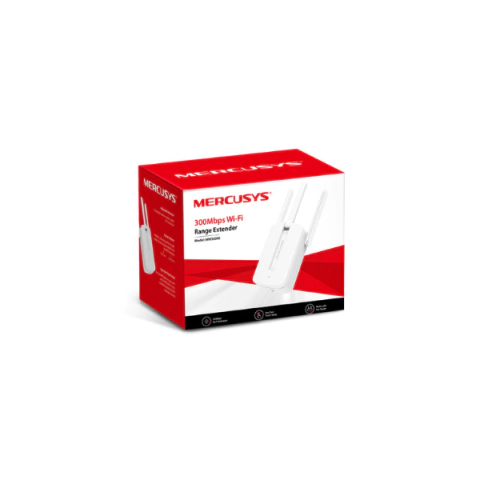 Extensor De Señal Mercusys Mw300re Wifi 300mbps Color Blanco