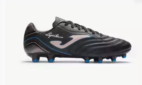 Chuteira Campo Joma Aguila - Preto/Azul