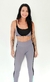 Legging recorte lateral grafite com preto - comprar online