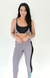 Imagem do Legging recorte lateral grafite com preto