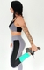 Legging recorte lateral grafite com preto na internet