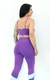 Imagem do Top Dani roxo e verde menta