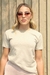 T-SHIRT ROBERTA LISTRAS BEGE