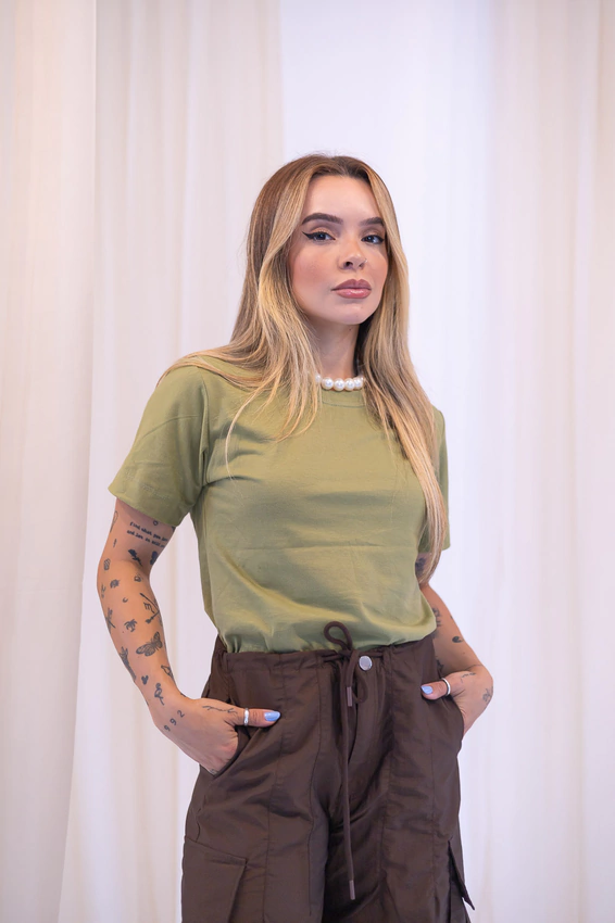 T-SHIRT VERDE DUST