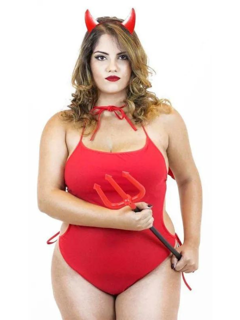 Mini Fantasia Body Plus Size -Mil Toques - Diabinha - comprar online