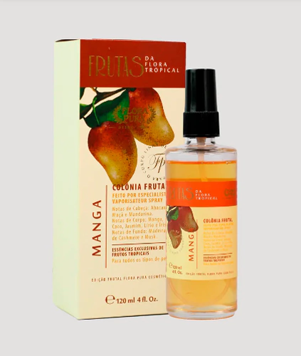 AGUA DE COLONIA MANGA 120ML ( FRUTAS DA FLORA TROPICAL ) FLORA PURA
