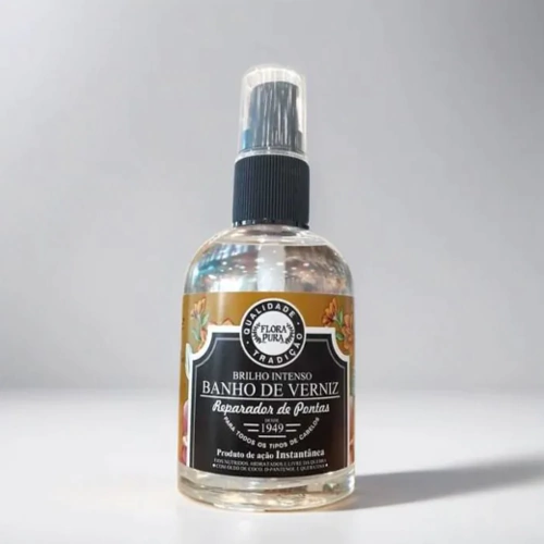 BANHO DE VERNIZ REPARADOR DE PONTAS 60ML FLORA PURA