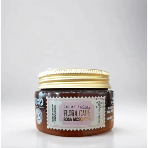CREME FACIAL FLORA CARE ROSA MOSQUETA 100G FLORA CARE