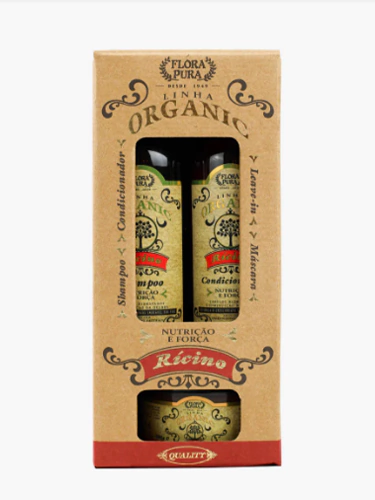 KIT ORGANIC DE RICINO FLORA PURA