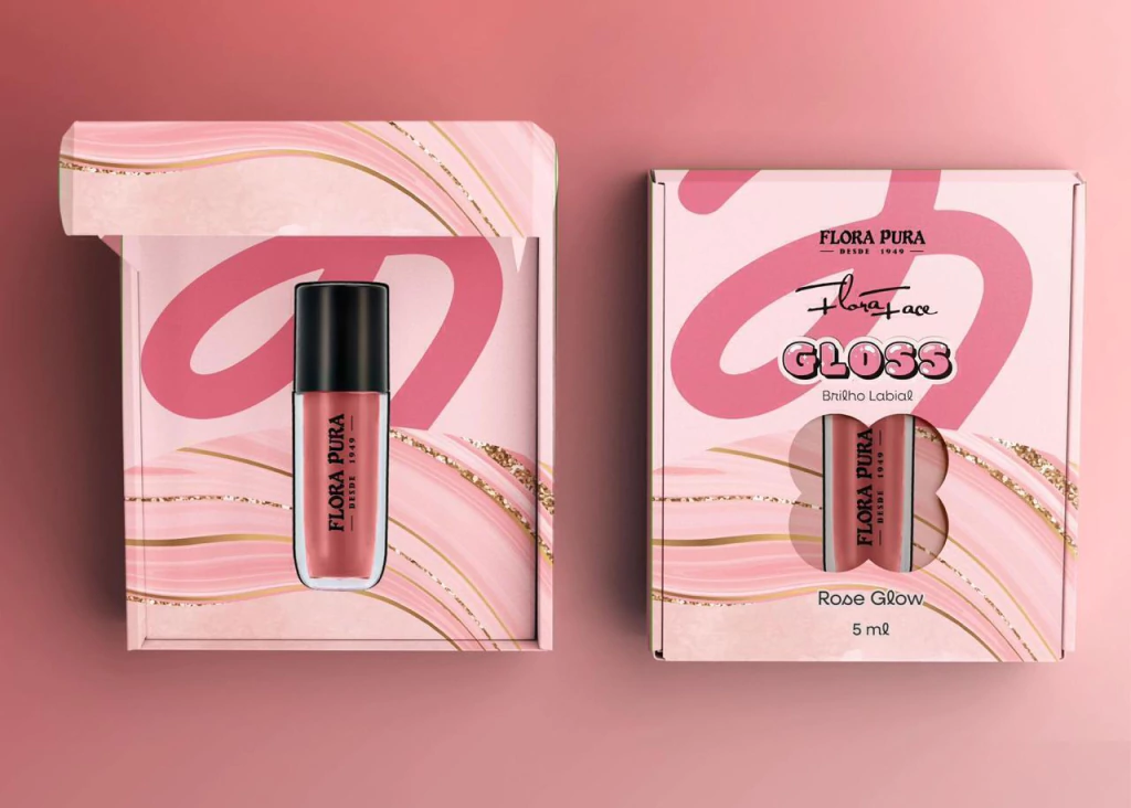 GLOSS LABIAL ROSE GLOW 5 ML FLORA PURA