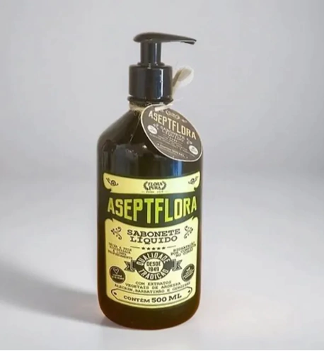 SABONETE LIQUIDO ASEPTFLORA 500 ML FLORA PURA