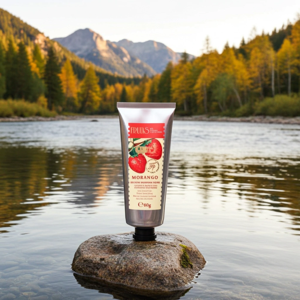 MANTEIGA HIDRATANTE FRUTAL MORANGO 60G FLORA PURA