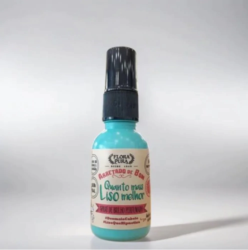 SPRAY DE BRILHO QUANTO MAIS LISO MELHOR 30ML ARRET.BOM FLORA PURA