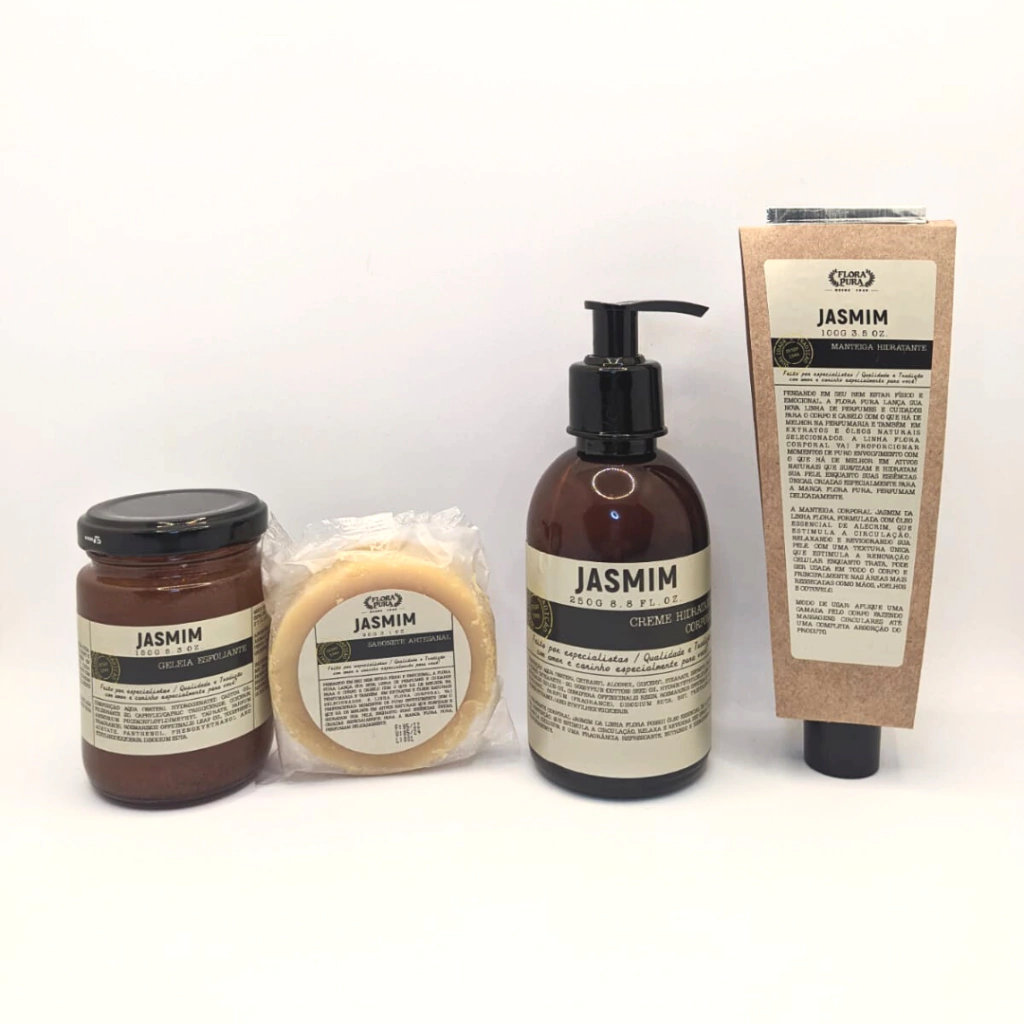 KIT CORPORAL DE JASMIM 590ML FLORA PURA