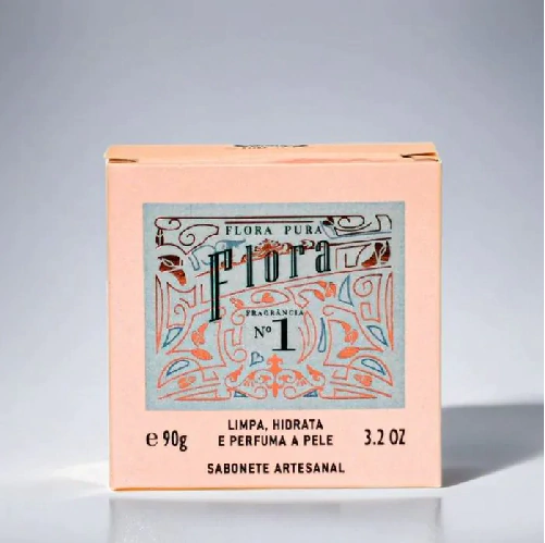 SABONETE ARTESANAL FLORA N 1 90G FLORA PURA